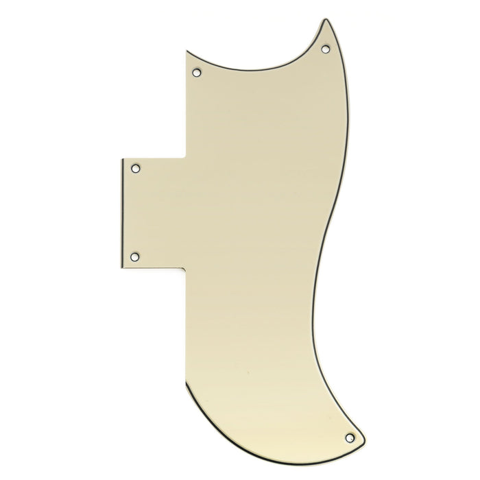 Musiclily Pro 5-Hole Half Face Guitar Pickguard for EPI China Made SG Standard 61 Electric Guitar