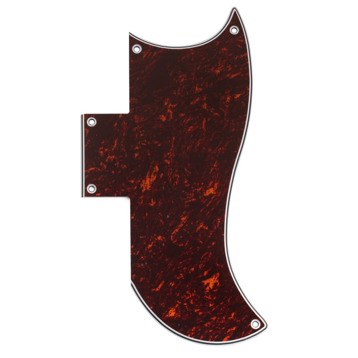 Musiclily Pro 5-Hole Half Face Guitar Pickguard for EPI China Made SG Standard 61 Electric Guitar