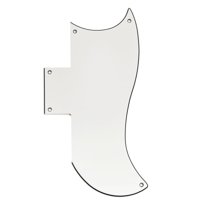 Musiclily Pro 5-Hole Half Face Guitar Pickguard for EPI China Made SG Standard 61 Electric Guitar