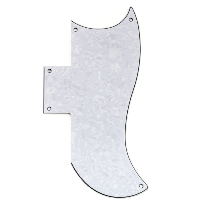 Musiclily Pro 5-Hole Half Face Guitar Pickguard for EPI China Made SG Standard 61 Electric Guitar