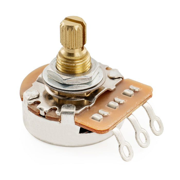 Musiclily Pro HD B1M Pot Brass Metric Split Short Shaft 6.5mm Linear Taper Potentiometer for Electric Guitar Bass