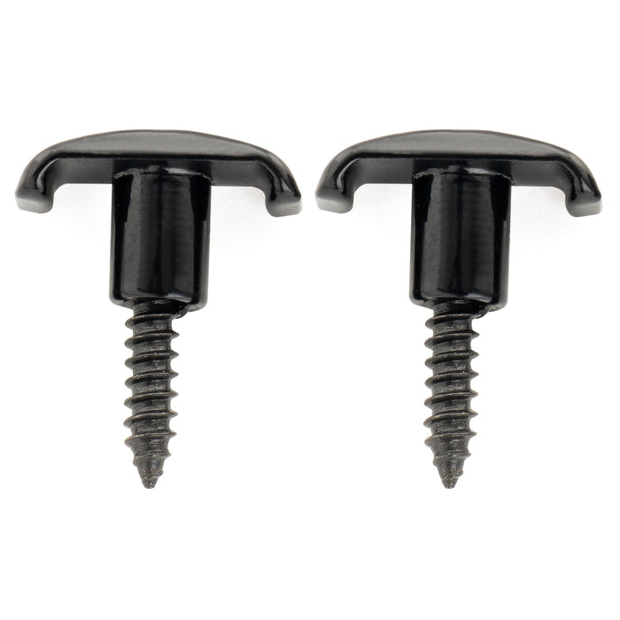Musiclily Pro String Guides Trees Retainers for Fender American Ultra Style Electric Guitar, Black (Set of 2)