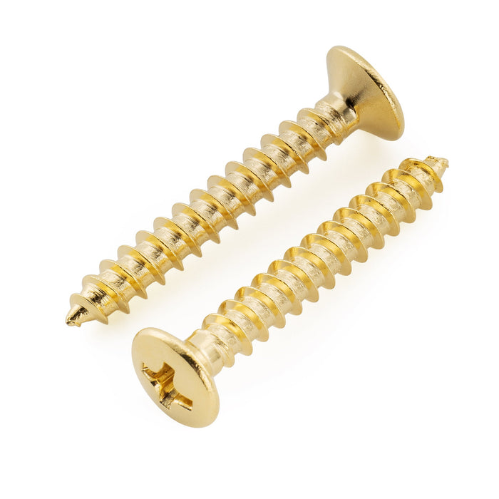 Musiclily Ultra 4x28mm Acciaio Inossidabile Viti a Testa Piana Stile Epi per Montaggio dei Pulsanti delle Cinghie, Nero (Set di 10)