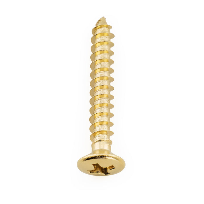 Musiclily Ultra 4x28mm Acciaio Inossidabile Viti a Testa Piana Stile Epi per Montaggio dei Pulsanti delle Cinghie, Nero (Set di 10)