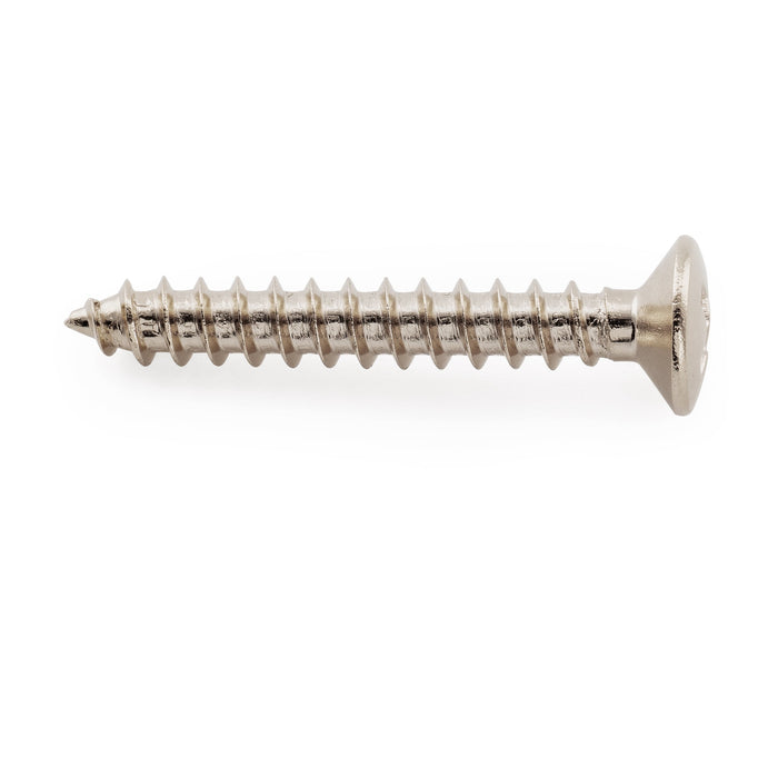 Musiclily Ultra 4x28mm Acciaio Inossidabile Viti a Testa Piana Stile Epi per Montaggio dei Pulsanti delle Cinghie, Nero (Set di 10)