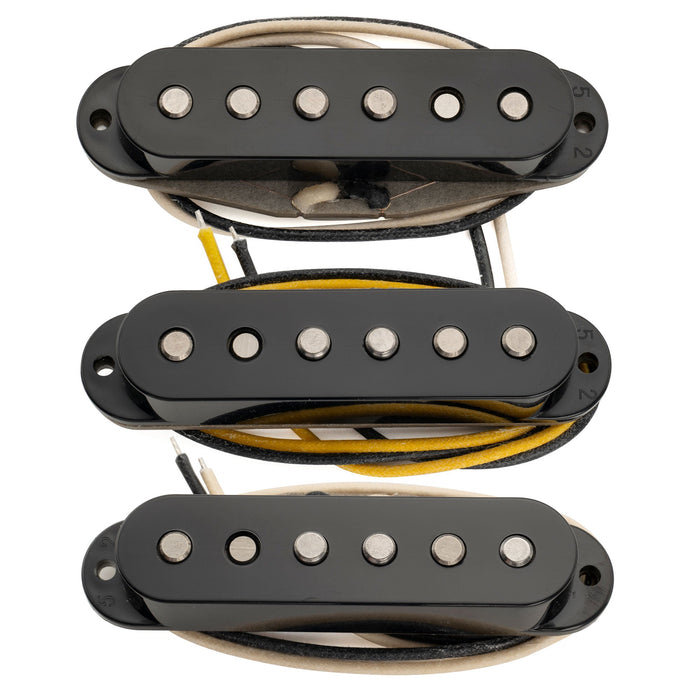Musiclily Pro ST-TX スタッガードアルニコ5 シングルコイルネック/ミドル/ブリッジピックアップセット Stratスタイル エレキギター用