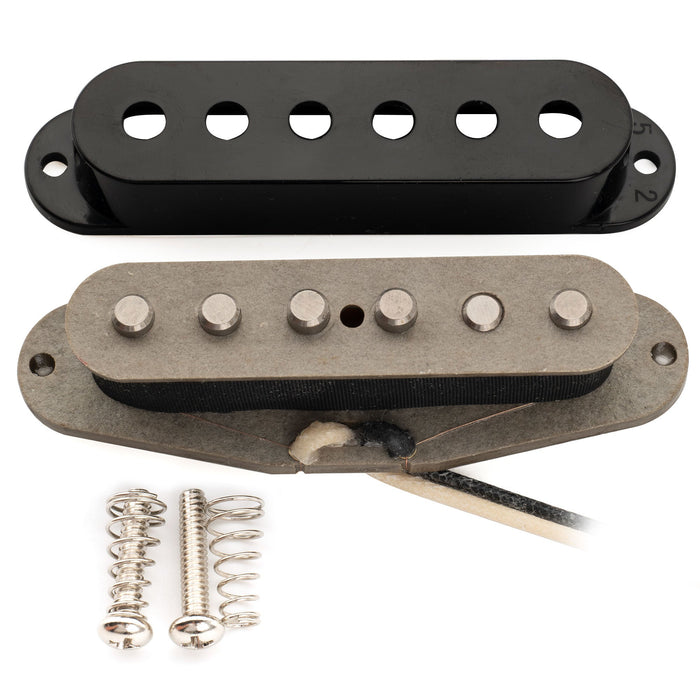 Musiclily Pro ST-TX スタッガードアルニコ5 シングルコイルネックピックアップ Stratスタイル エレキギター用