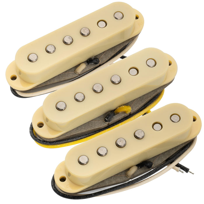 Musiclily Pro ST-TX スタッガードアルニコ5 シングルコイルネック/ミドル/ブリッジピックアップセット Stratスタイル エレキギター用