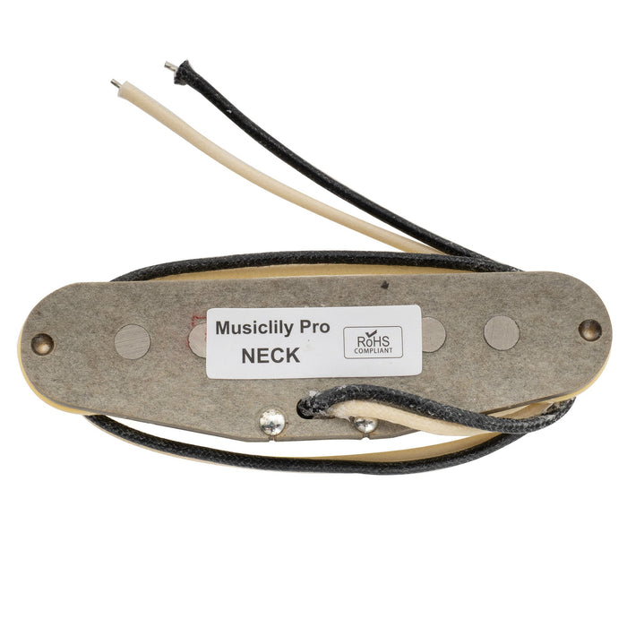 Musiclily Pro ST-TX スタッガードアルニコ5 シングルコイルネックピックアップ Stratスタイル エレキギター用