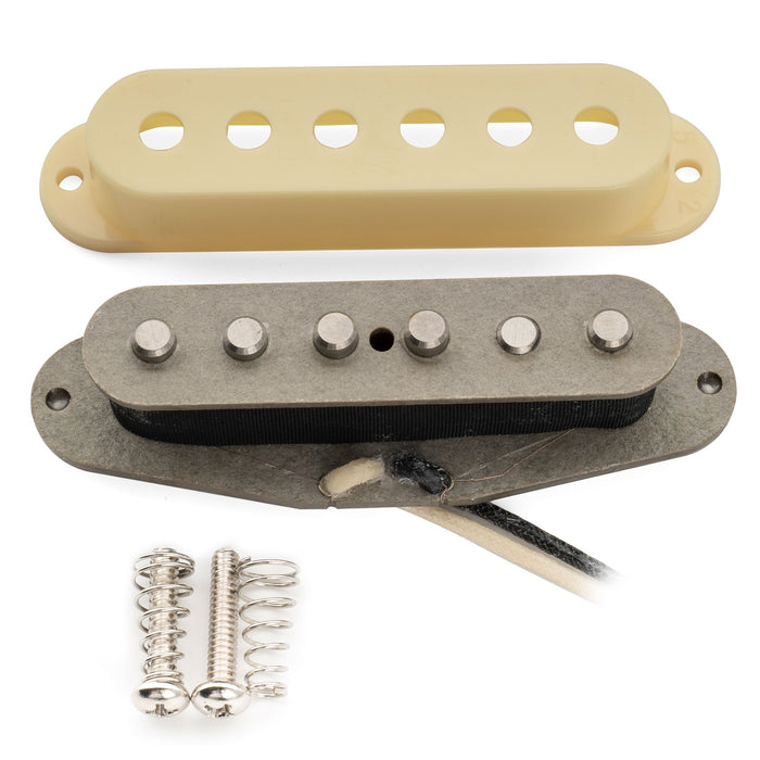 Musiclily Pro ST-TX スタッガードアルニコ5 シングルコイルネックピックアップ Stratスタイル エレキギター用