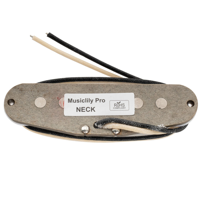 Musiclily Pro ST-TX スタッガードアルニコ5 シングルコイルネックピックアップ Stratスタイル エレキギター用