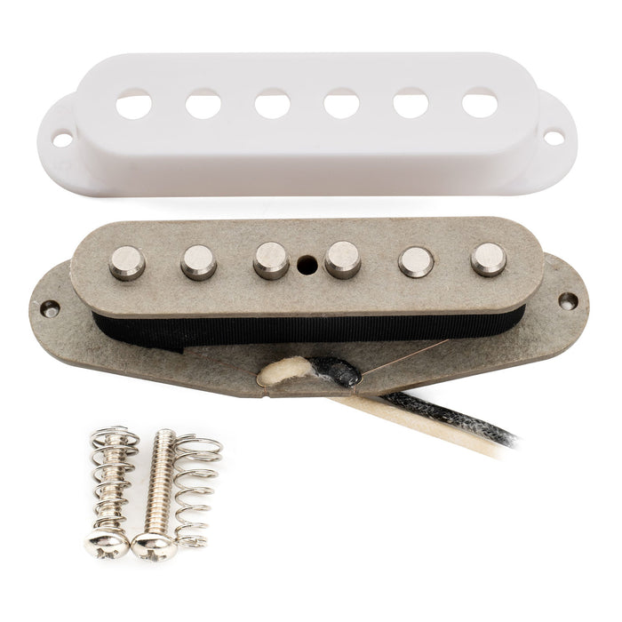 Musiclily Pro ST-TX スタッガードアルニコ5 シングルコイルネックピックアップ Stratスタイル エレキギター用