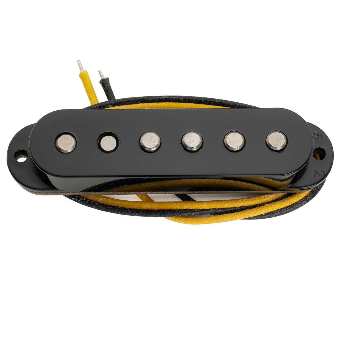 Musiclily Pro ST-TX Staffelte Alnico 5 Single-Coil Mitteltonabnehmer für Strat-Style E-Gitarre