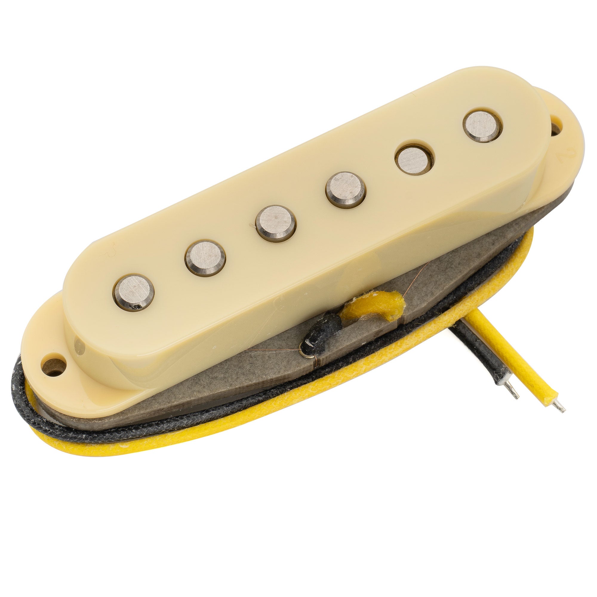 Musiclily Pro ST-TX Staffelte Alnico 5 Single-Coil Mitteltonabnehmer für Strat-Style E-Gitarre