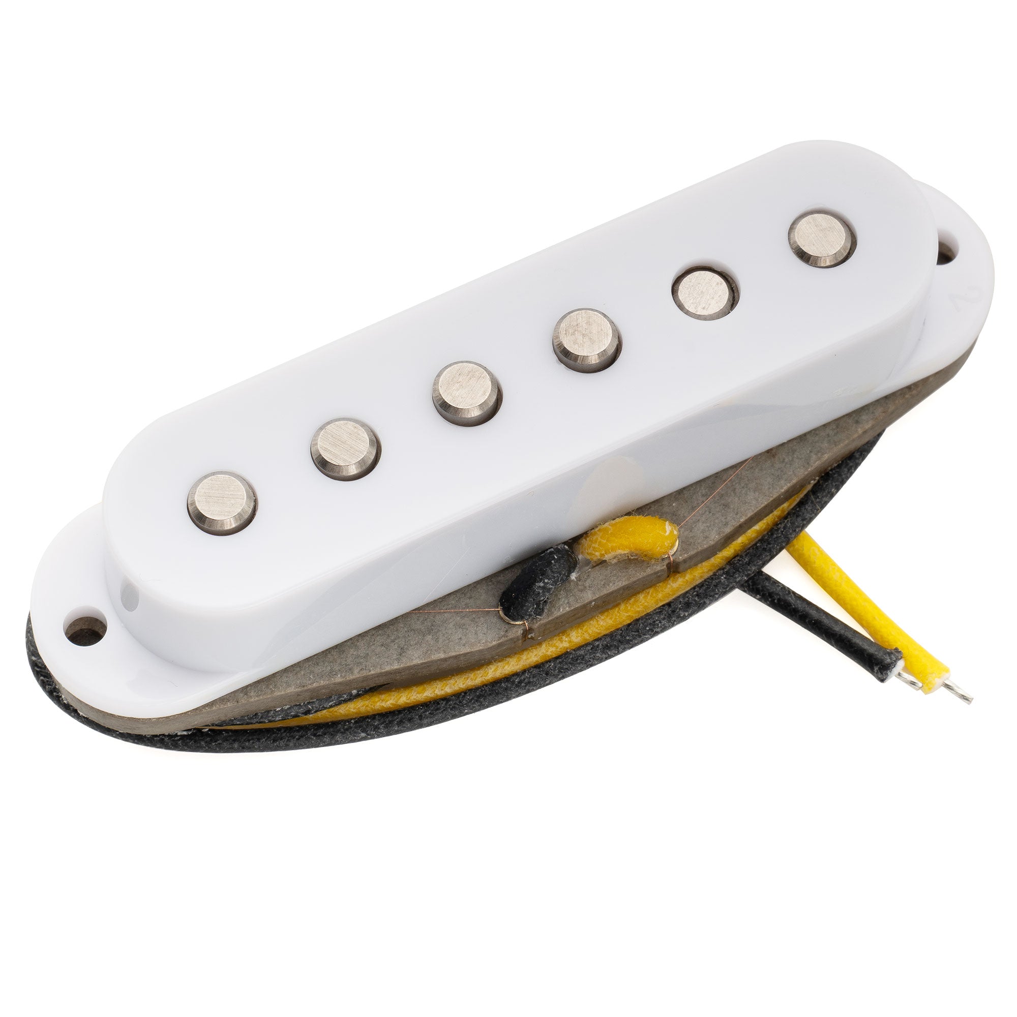 Musiclily Pro ST-TX Staffelte Alnico 5 Single-Coil Mitteltonabnehmer für Strat-Style E-Gitarre