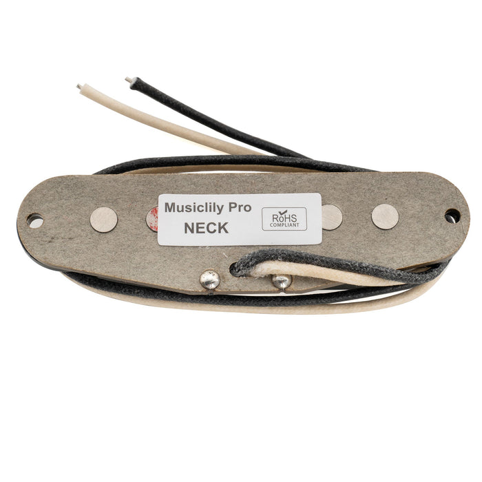 Musiclily Pro ST-FAT50S スタッガードアルニコ5 シングルコイルネックピックアップ Stratスタイル エレキギター用
