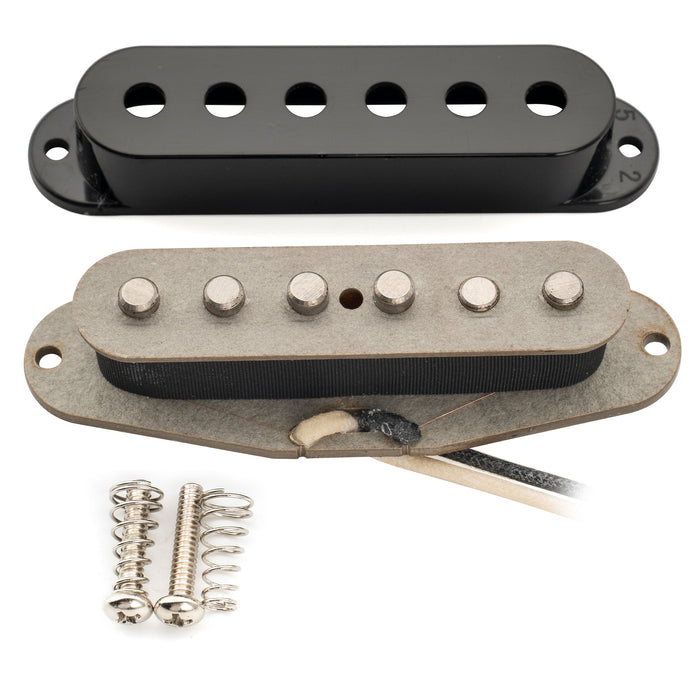 Musiclily Pro ST-FAT50S スタッガードアルニコ5 シングルコイルネックピックアップ Stratスタイル エレキギター用