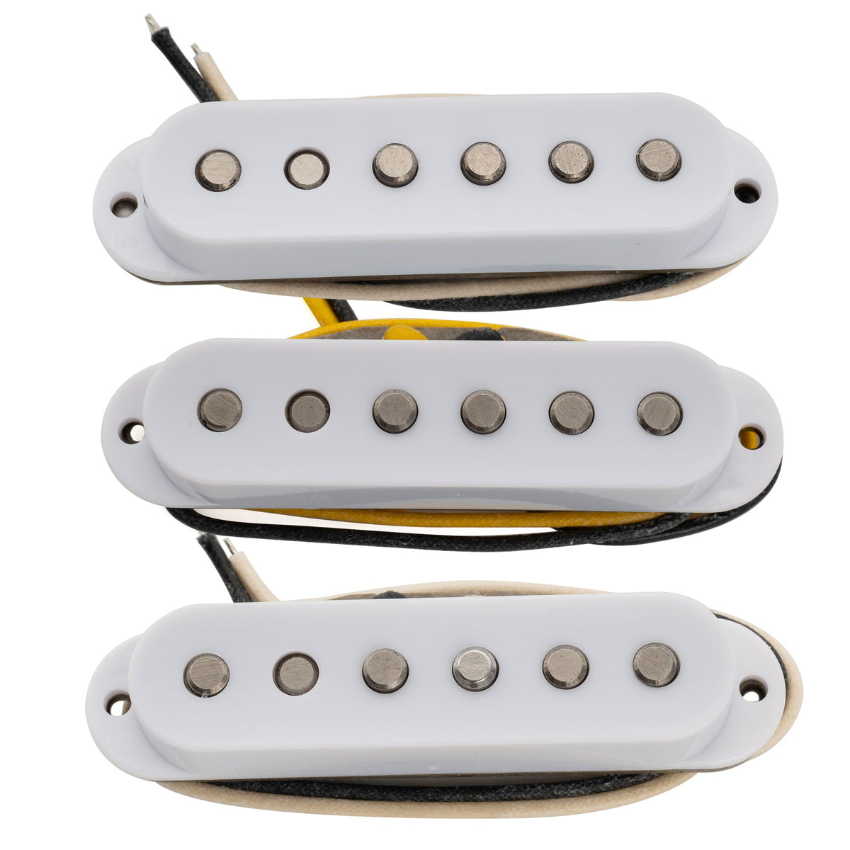 Musiclily Pro ST-FAT50S Staffelte Alnico 5 Single-Coil Hals-, Mittel- und Stegtonabnehmer Set für Strat-Style E-Gitarre