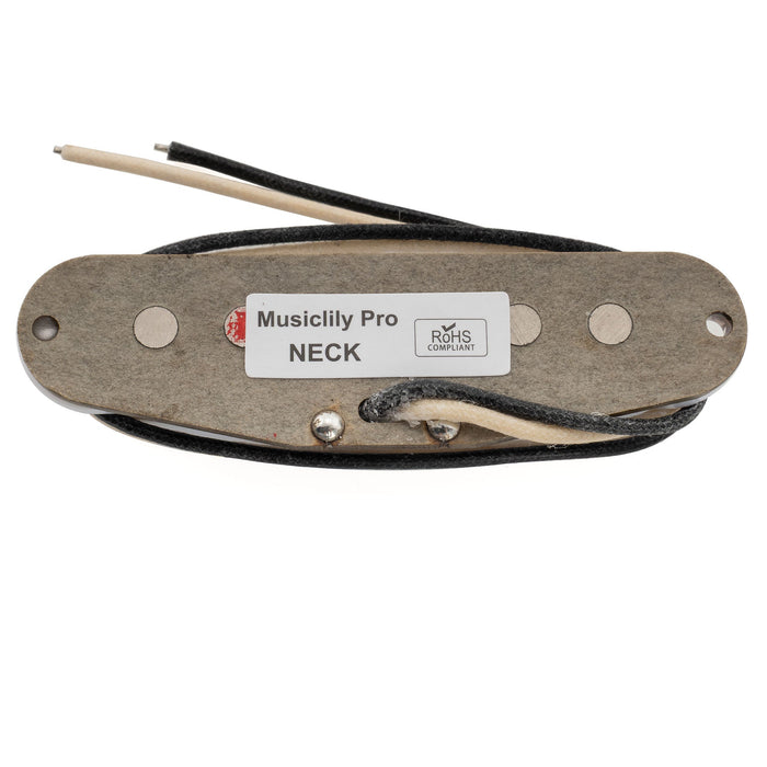 Musiclily Pro ST-FAT50S スタッガードアルニコ5 シングルコイルネックピックアップ Stratスタイル エレキギター用
