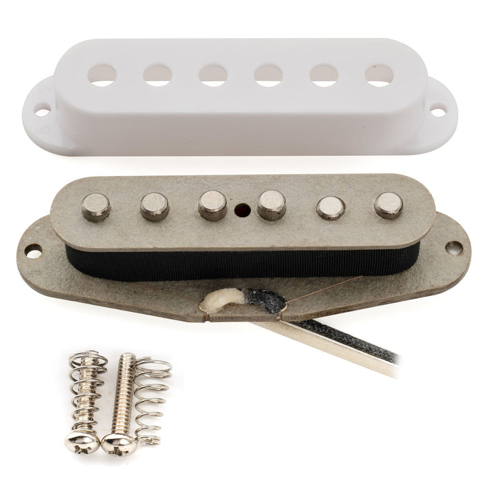 Musiclily Pro ST-FAT50S スタッガードアルニコ5 シングルコイルネックピックアップ Stratスタイル エレキギター用