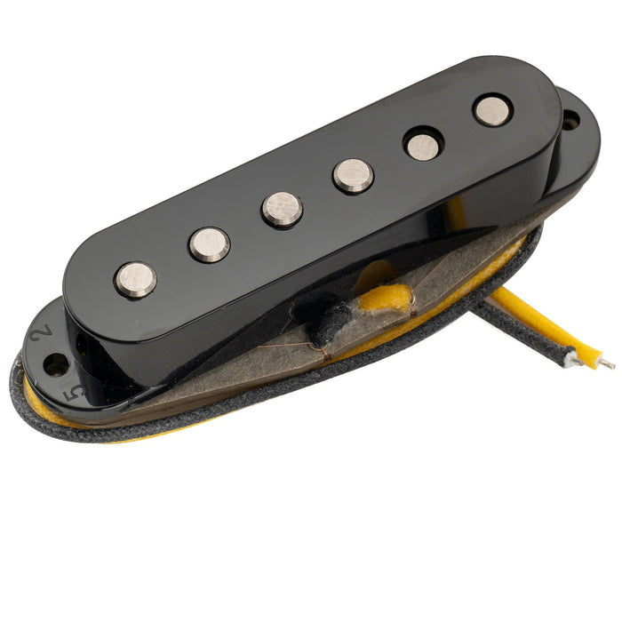 Musiclily Pro ST-FAT50S スタッガード Alnico 5 シングルコイル ミドルピックアップ for Strat スタイル エレキギター