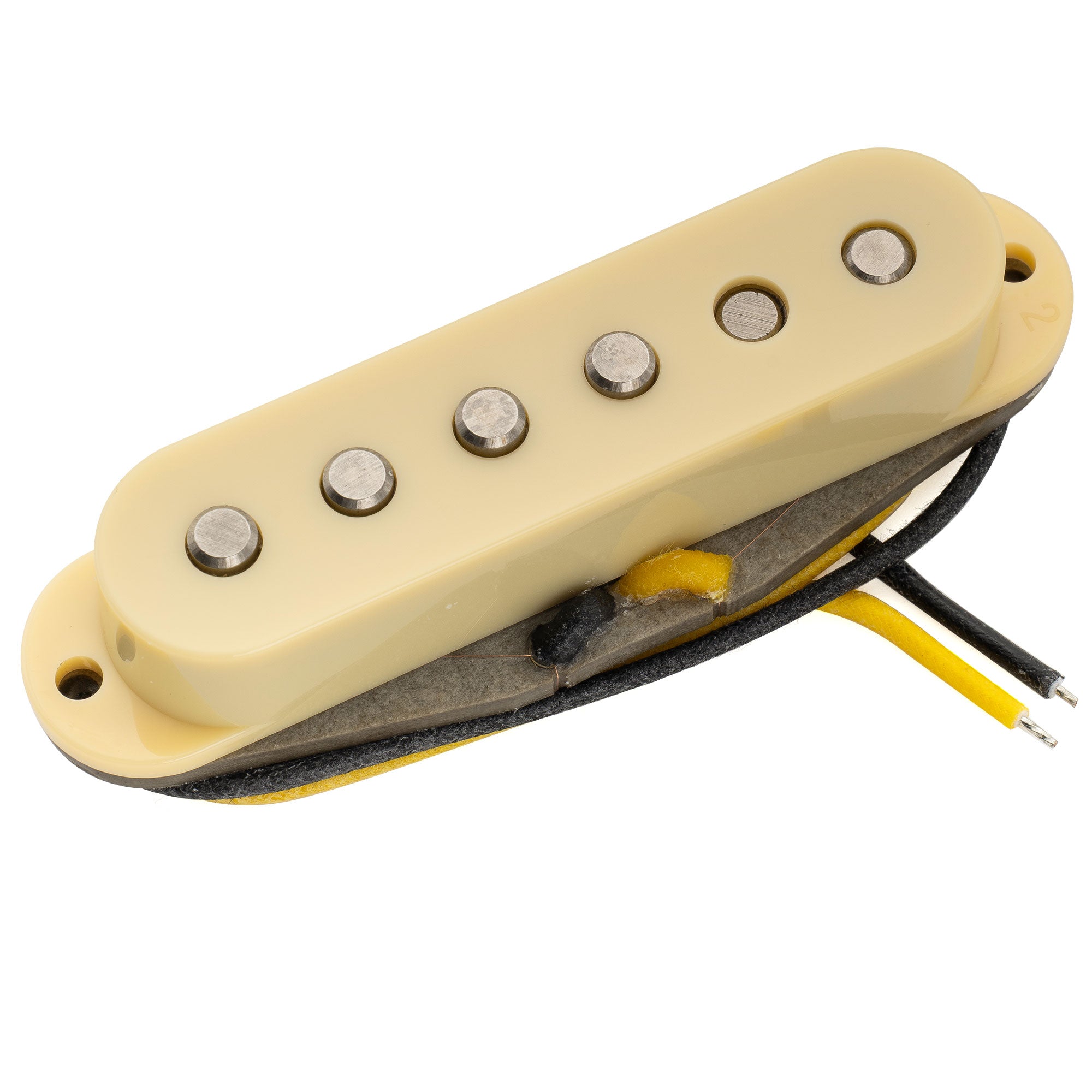 Musiclily Pro ST-FAT50S Staffelte Alnico 5 Single-Coil Mitteltonabnehmer für Strat-Style E-Gitarre