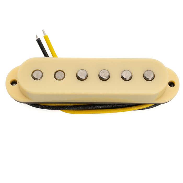 Musiclily Pro ST-FAT50S スタッガード Alnico 5 シングルコイル ミドルピックアップ for Strat スタイル エレキギター