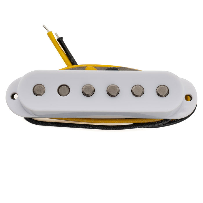 Musiclily Pro ST-FAT50S スタッガード Alnico 5 シングルコイル ミドルピックアップ for Strat スタイル エレキギター