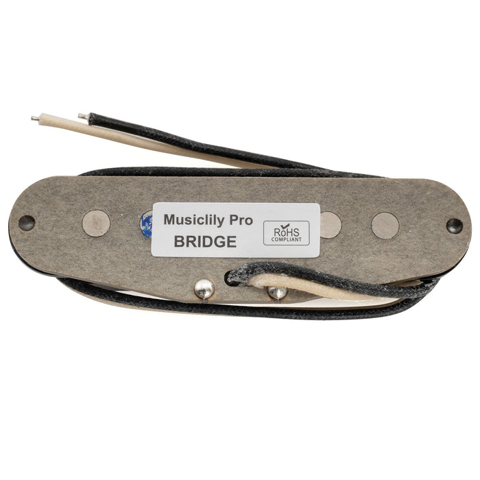 Musiclily Pro ST-FAT50S スタッガードアルニコ5 シングルコイルブリッジピックアップ Stratスタイル エレキギター用