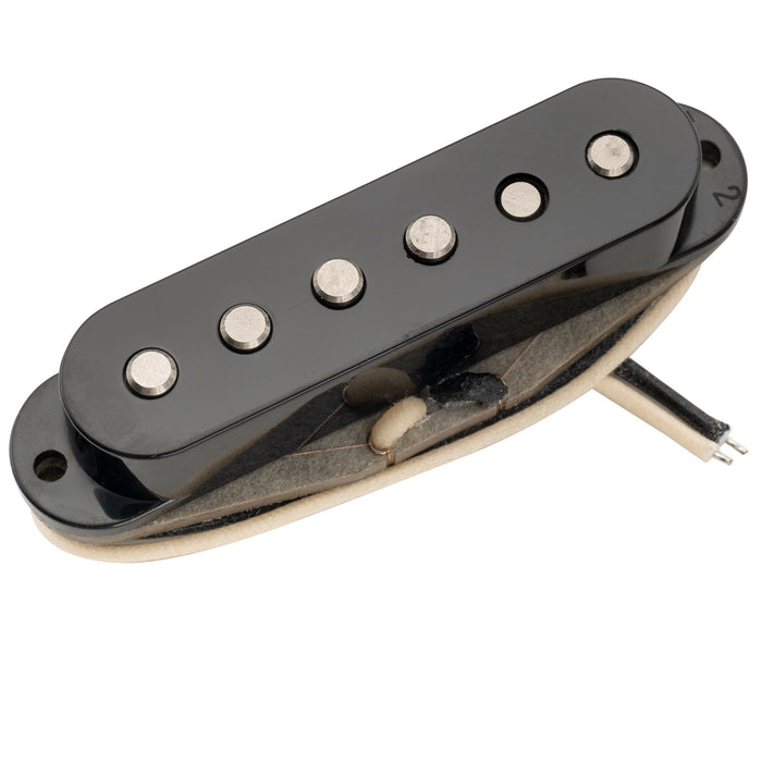 Musiclily Pro ST-FAT50S スタッガードアルニコ5 シングルコイルブリッジピックアップ Stratスタイル エレキギター用