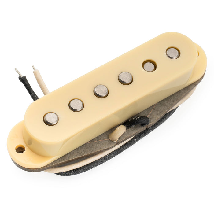 Musiclily Pro ST-FAT60S スタッガードアルニコ2 シングルコイルネックピックアップ Stratスタイル エレキギター用