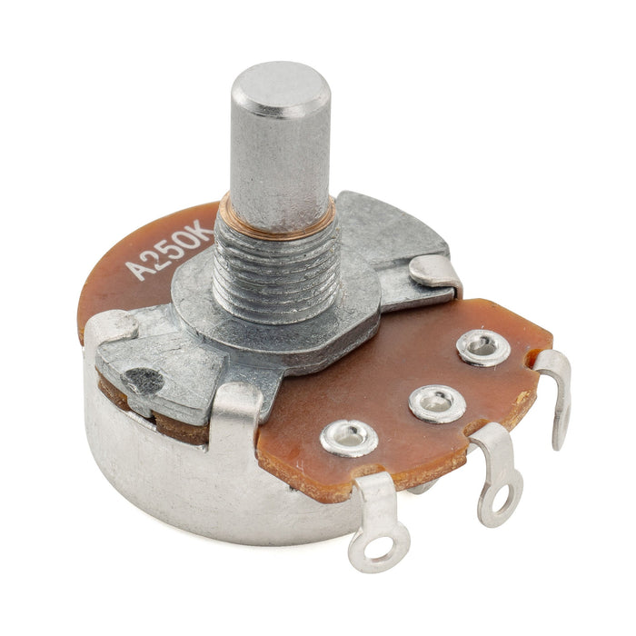 Alpha 250K Pot Metric Solid Short Shaft 6.5mm Audio Taper Potentiometer for Electric Guitar Bass