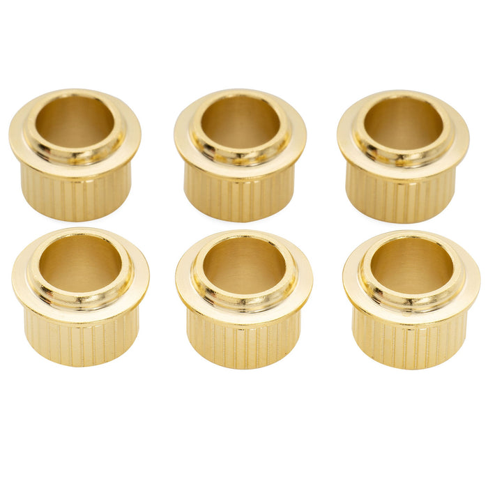 Musiclily Ultra Solid Brass 9.2mm Vintage Style Tuner Bushings Tuning Pegs Ferrules for Fender Style Electric Guitar, Set of 6 Musiclily Ultra