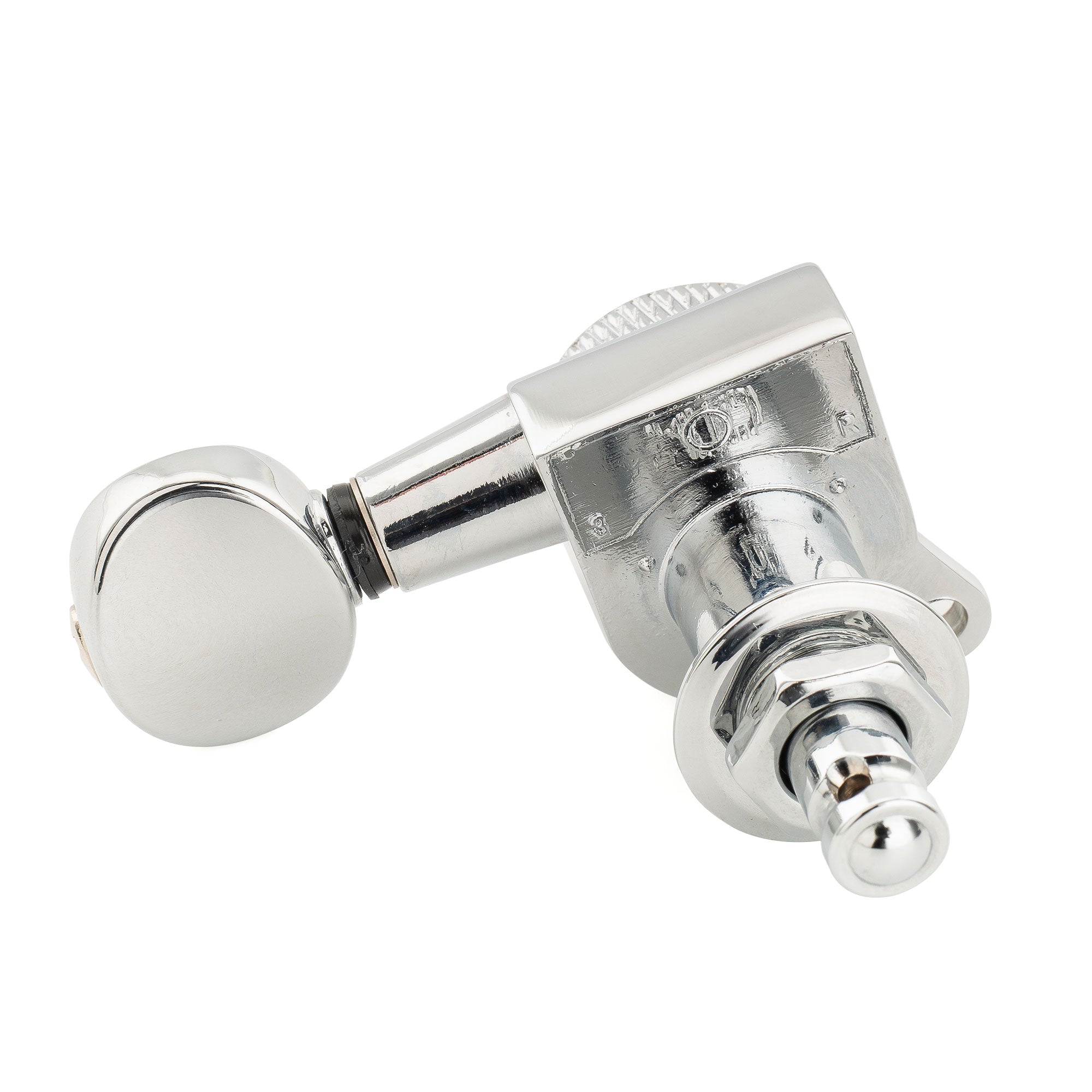 Musiclily Pro R18K-02 6-в-ряд 18:1 соотношение, полностью запечатанные блокирующие машинки, колки с винтами под винтажную овальную кнопку и наклоном 45° для электрогитары в стиле Strat или Tele