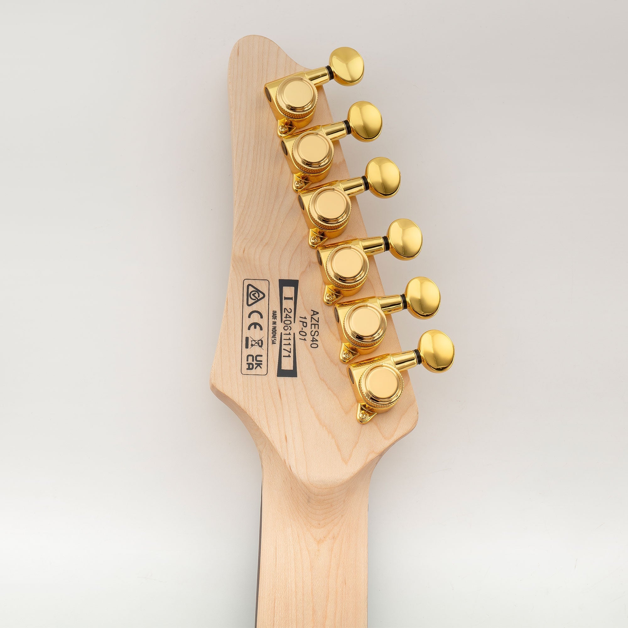 Musiclily Pro R18K-02 6-в-ряд 18:1 соотношение, полностью запечатанные блокирующие машинки, колки с винтами под винтажную овальную кнопку и наклоном 45° для электрогитары в стиле Strat или Tele
