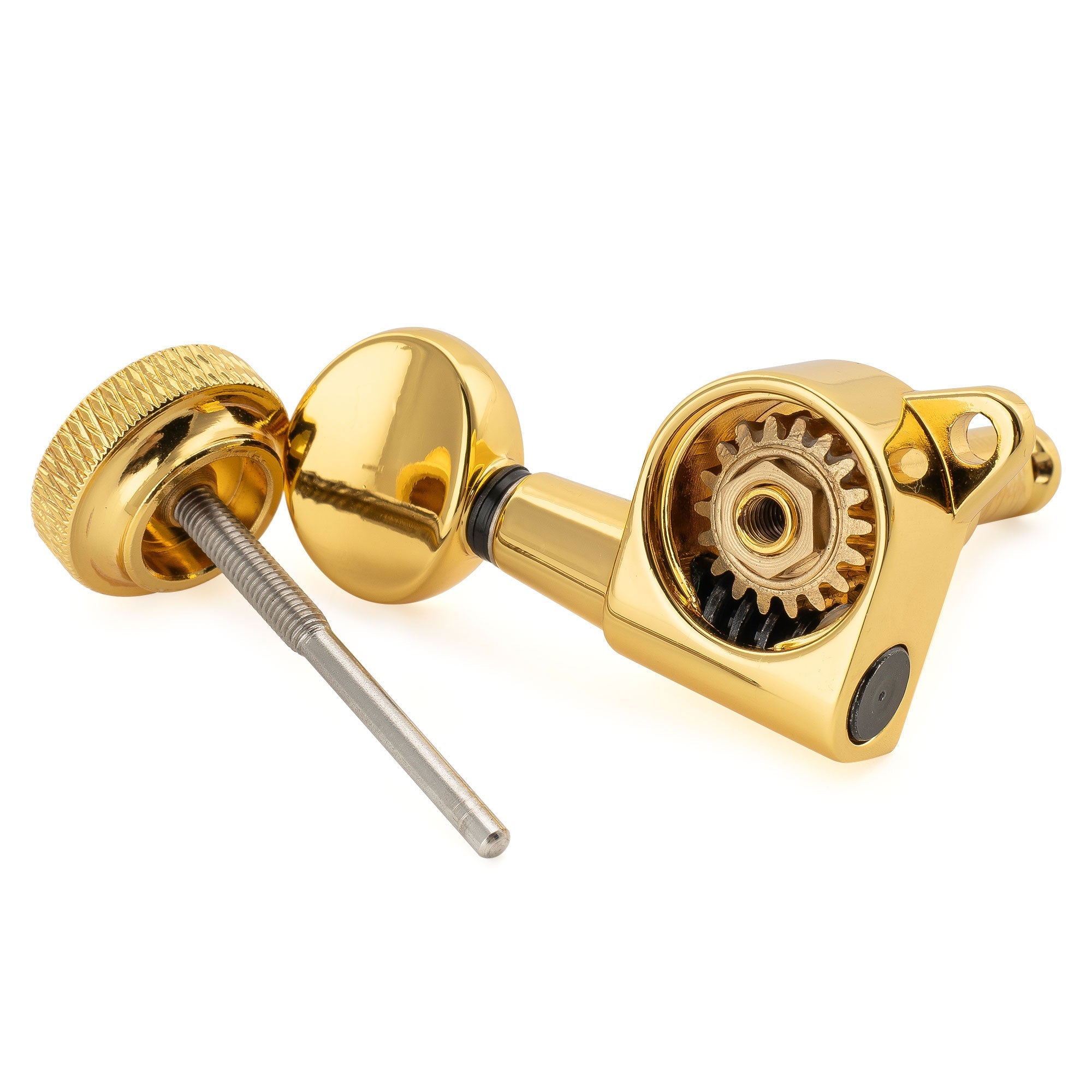 Musiclily Pro R18K-02 6-в-ряд 18:1 соотношение, полностью запечатанные блокирующие машинки, колки с винтами под винтажную овальную кнопку и наклоном 45° для электрогитары в стиле Strat или Tele