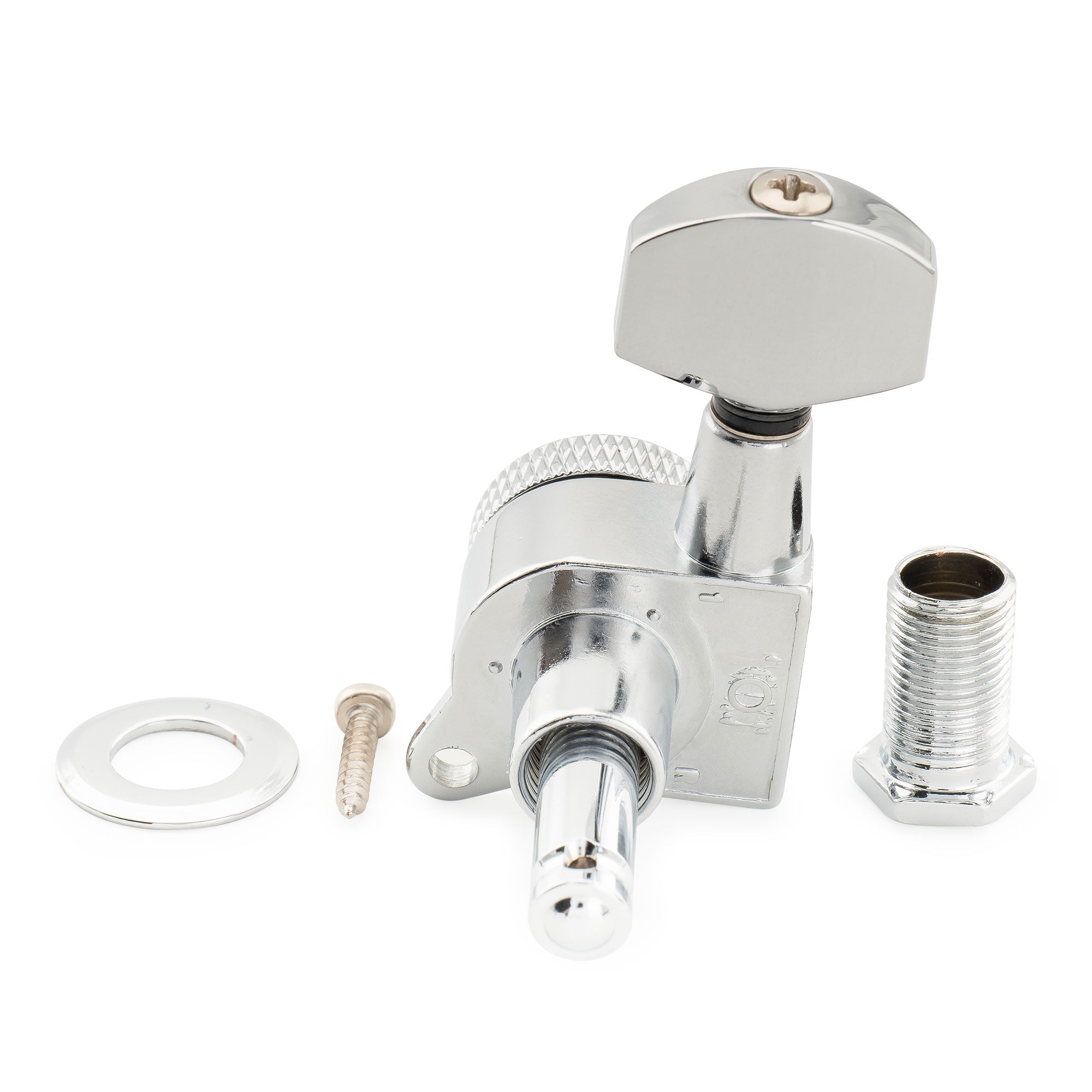 Musiclily Pro R18K-04 6-в-ряд 18:1 соотношение полностью герметичные блокирующие машинные головки, тюнеры, ключи с шестигранной кнопкой, винт под 45 градусов для электрогитары в стиле Strat Tele
