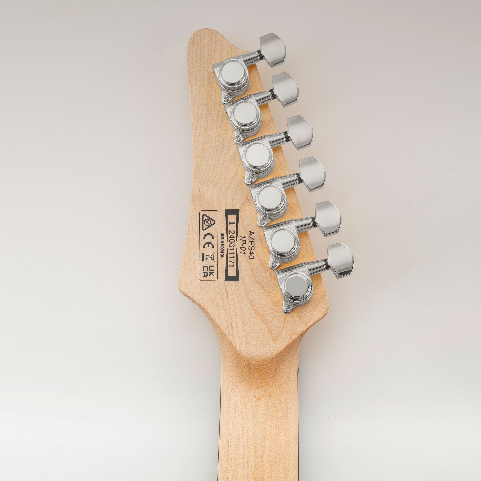 Musiclily Pro R18K-04 Одиночная 18:1 соотношение полностью герметичные блокирующие машинные головки, тюнеры, ключи с шестигранной кнопкой, винт под 45 градусов для электрогитары в стиле Strat Tele