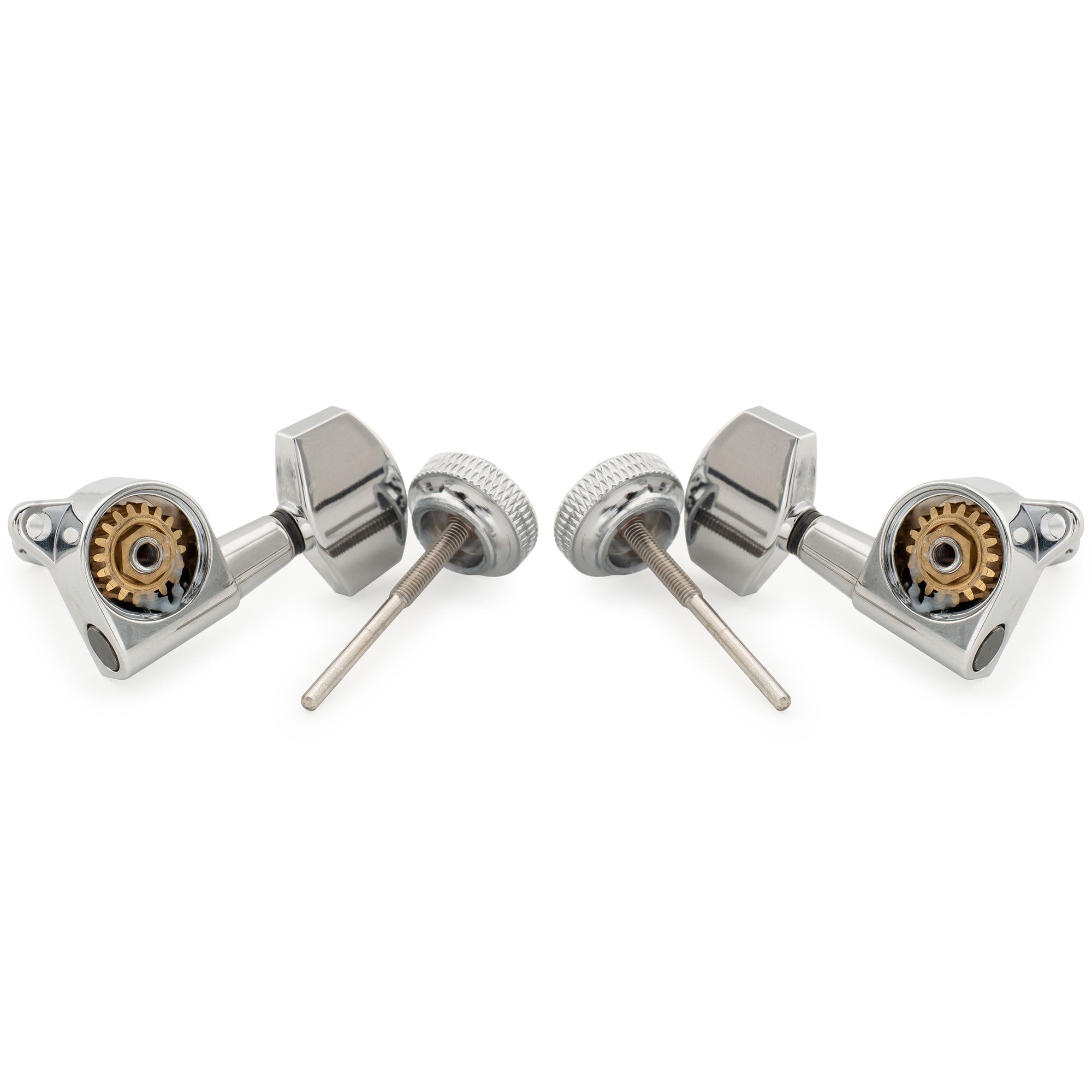 Musiclily Pro R18K-05 3R3L 18:1 соотношение, полностью герметичные блокирующие машинки, колки, тюнеры, ключи с большим шестигранным кнопкой, винт под 45°, для акустической и электрогитары