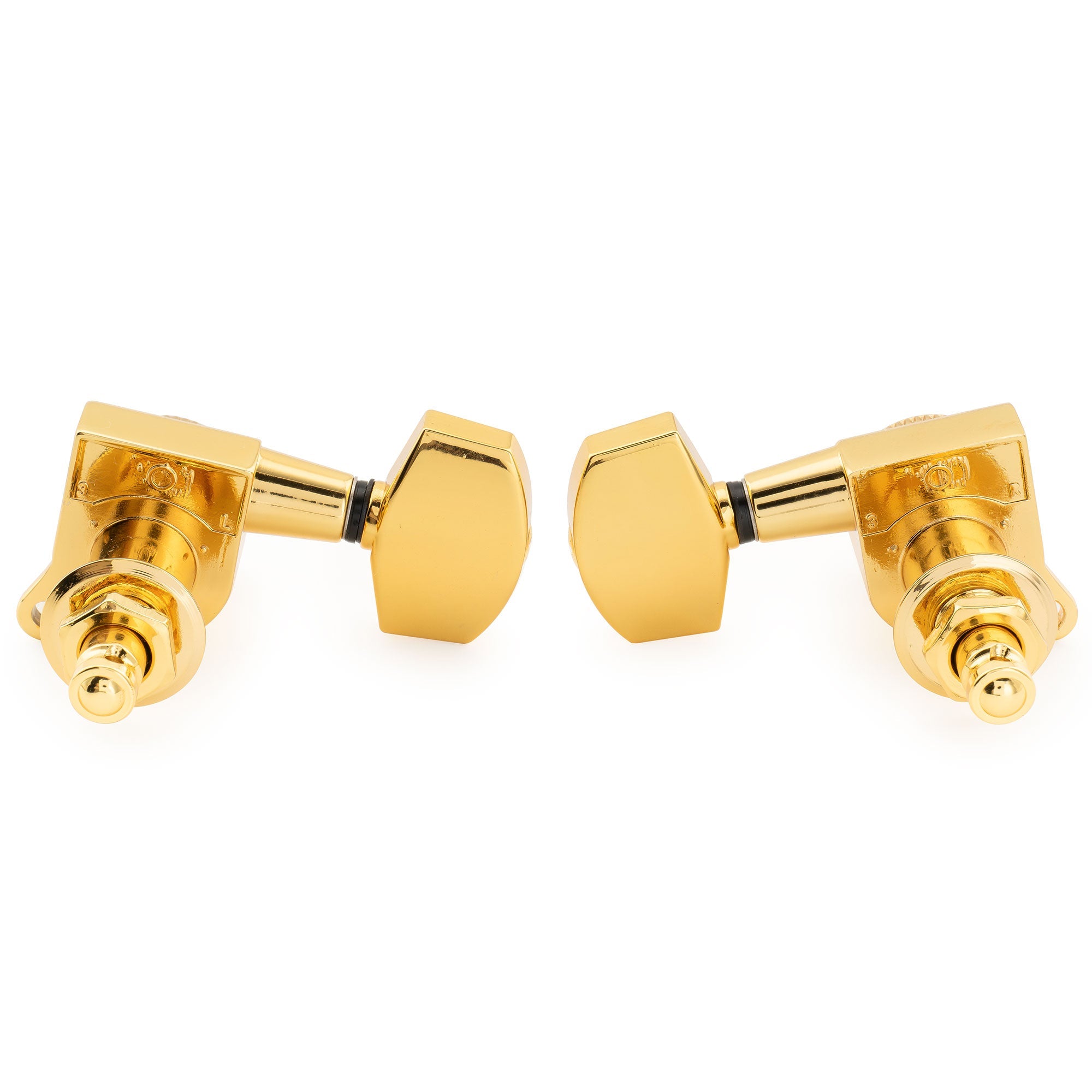 Musiclily Pro R18K-05 3R3L 18:1 соотношение, полностью герметичные блокирующие машинки, колки, тюнеры, ключи с большим шестигранным кнопкой, винт под 45°, для акустической и электрогитары