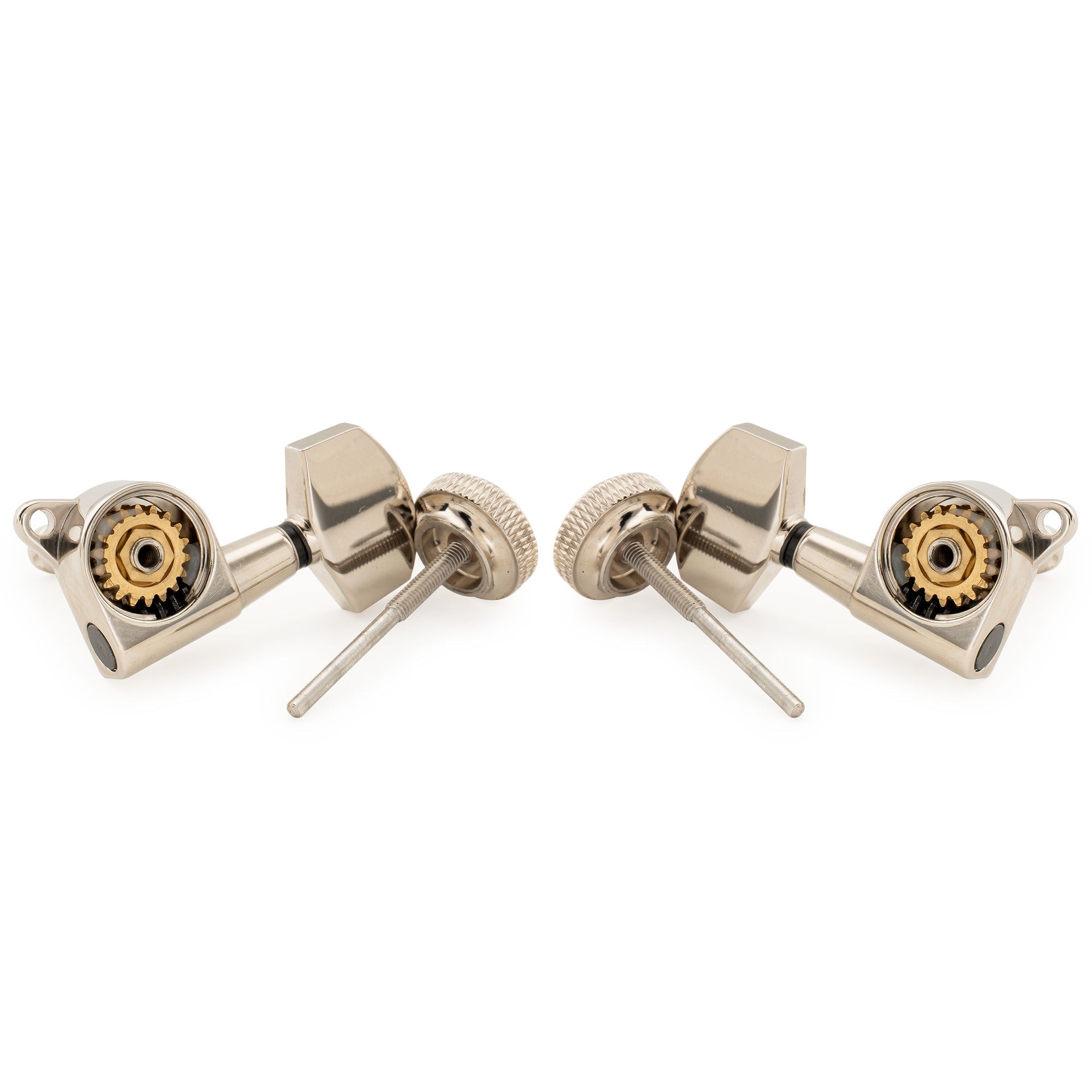 Musiclily Pro R18K-05 3R3L 18:1 соотношение, полностью герметичные блокирующие машинки, колки, тюнеры, ключи с большим шестигранным кнопкой, винт под 45°, для акустической и электрогитары