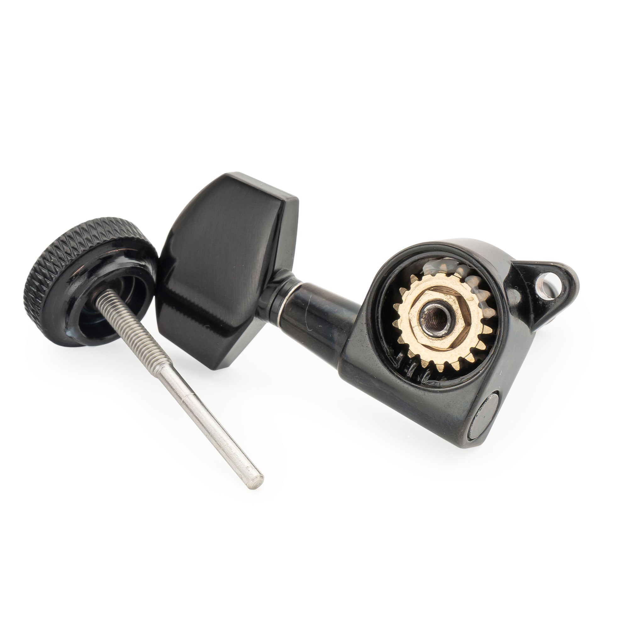 Musiclily Pro R18K-05 одиночный 18:1 соотношение, полностью герметичные блокирующие машинки, тюнеры на нижней стороне, ключ с большим шестигранным кнопкой, винт под 45°, для акустической и электрогитары