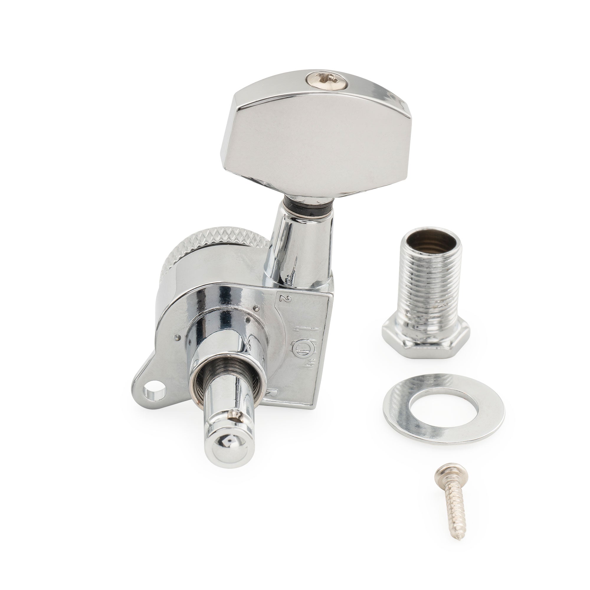 Musiclily Pro R18K-05 одиночный 18:1 соотношение, полностью герметичные блокирующие машинки, тюнеры на нижней стороне, ключ с большим шестигранным кнопкой, винт под 45°, для акустической и электрогитары