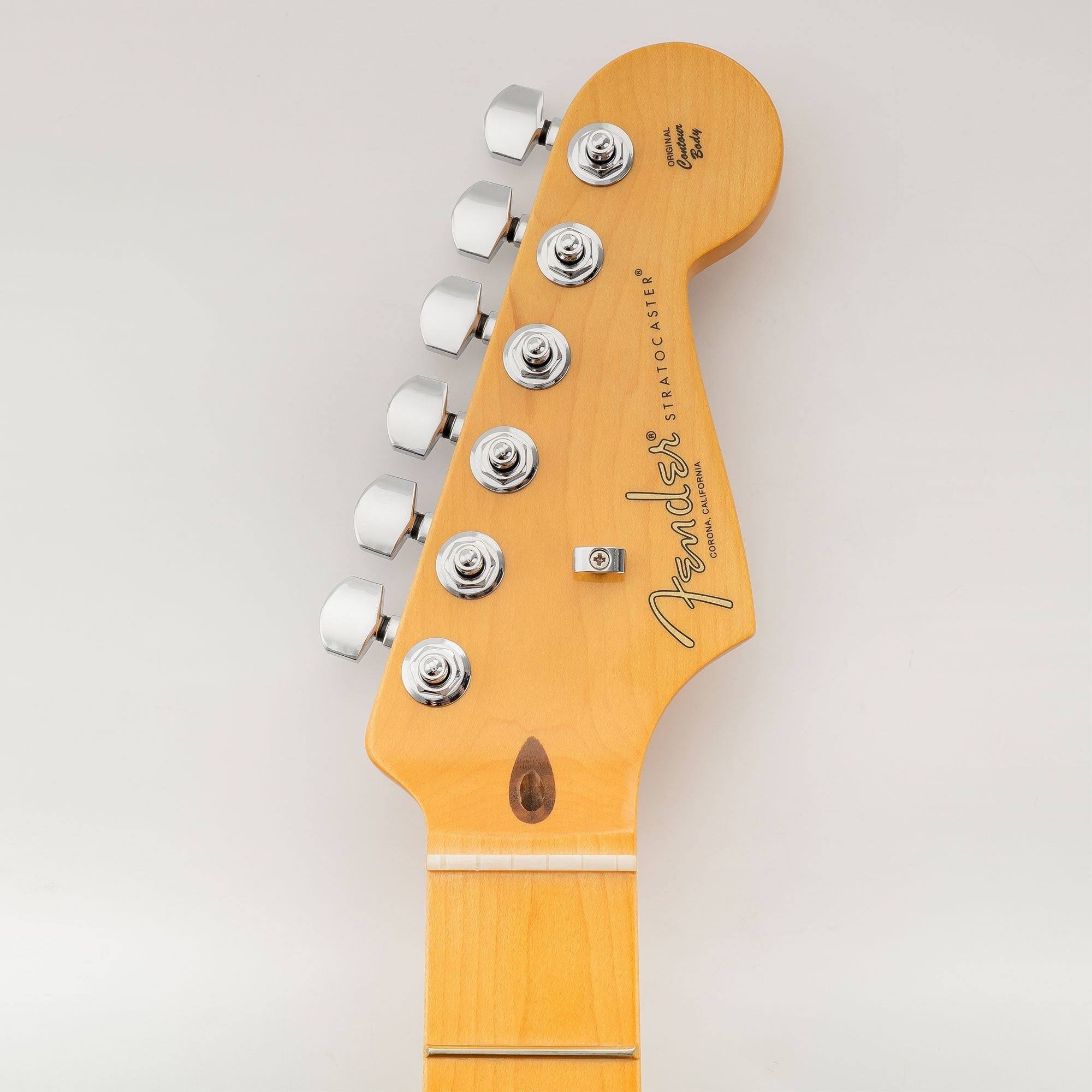 Musiclily Pro R18K Single 18:1 Ratio 2-Pin Full Sealed Locking Machine Head Bass Side Tuner Tuning Peg Key with Hex Button for Fender Strat Tele Style Electric Guitar Musiclily Pro