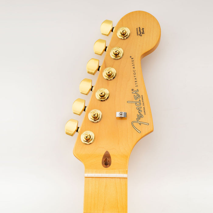 Musiclily Pro R18K Single 18:1 Ratio 2-Pin Full Sealed Locking Machine Head Bass Side Tuner Tuning Peg Key with Hex Button for Fender Strat Tele Style Electric Guitar
