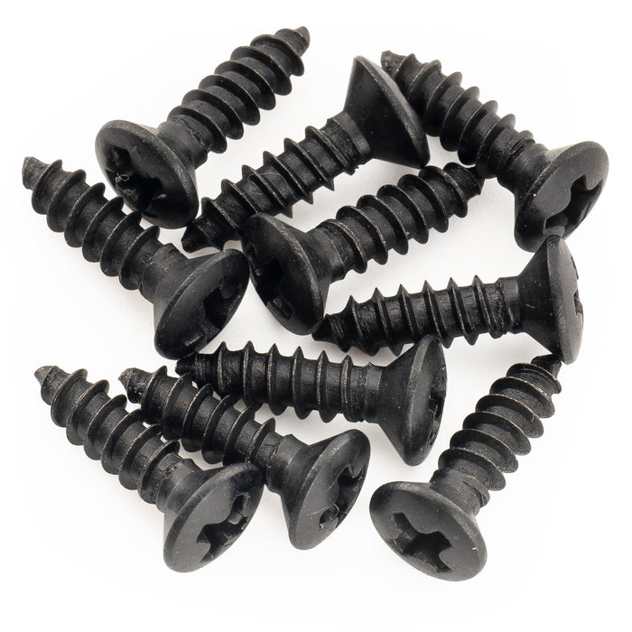 Musiclily Ultra 2.5x10mm Stainless Steel Truss Rod Cover Mounting Screws Countersunk for Epi Style Electric Guitar (Set of 10)