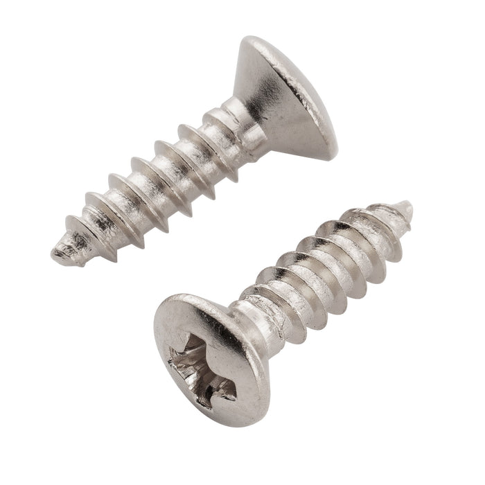 Musiclily Ultra 2.5x10mm Stainless Steel Truss Rod Cover Mounting Screws Countersunk for Epi Style Electric Guitar (Set of 10)
