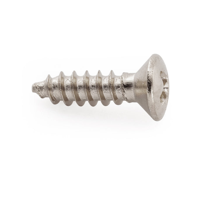 Musiclily Ultra 2.5x10mm Stainless Steel Truss Rod Cover Mounting Screws Countersunk for Epi Style Electric Guitar (Set of 10)
