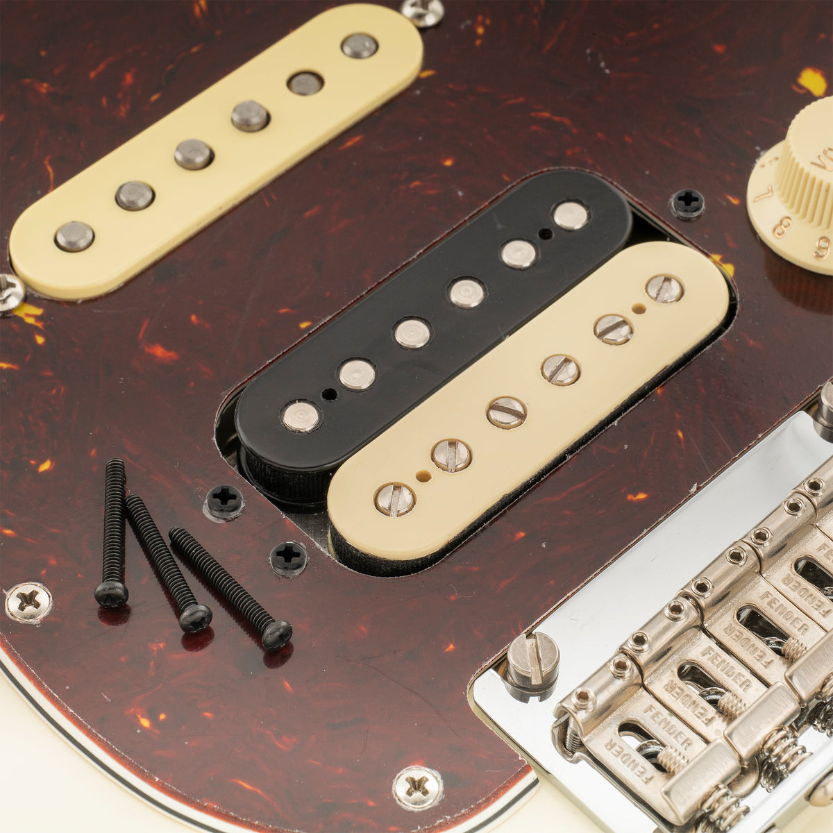 Tornillos de montaje de pastilla humbucker Musiclily Ultra de acero inoxidable UNC#3-48X0.78 pulgadas (2.5x20mm) para guitarras eléctricas Fender USA y MIM (Juego de 20)
