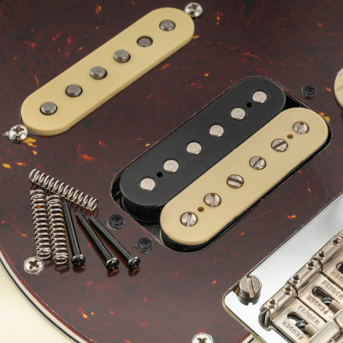 Musiclily Ultra UNC#3-48X0.78 Inch (2.5x20mm) Stainless Steel Humbucker Pickup Mounting Screws and Springs Set for Fender USA and MIM Electric Guitar (Set of 4)